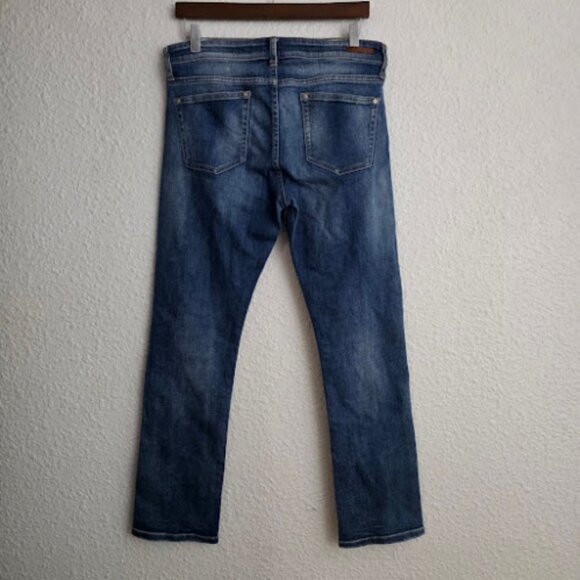 Anthropologie x Pilcro Parallel Patchwork Straight Leg Jeans Women's Size 31 - Picture 7 of 8